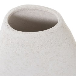 Vase Alexandra House Living Ecru Céramique 8 x 17 x 27 cm