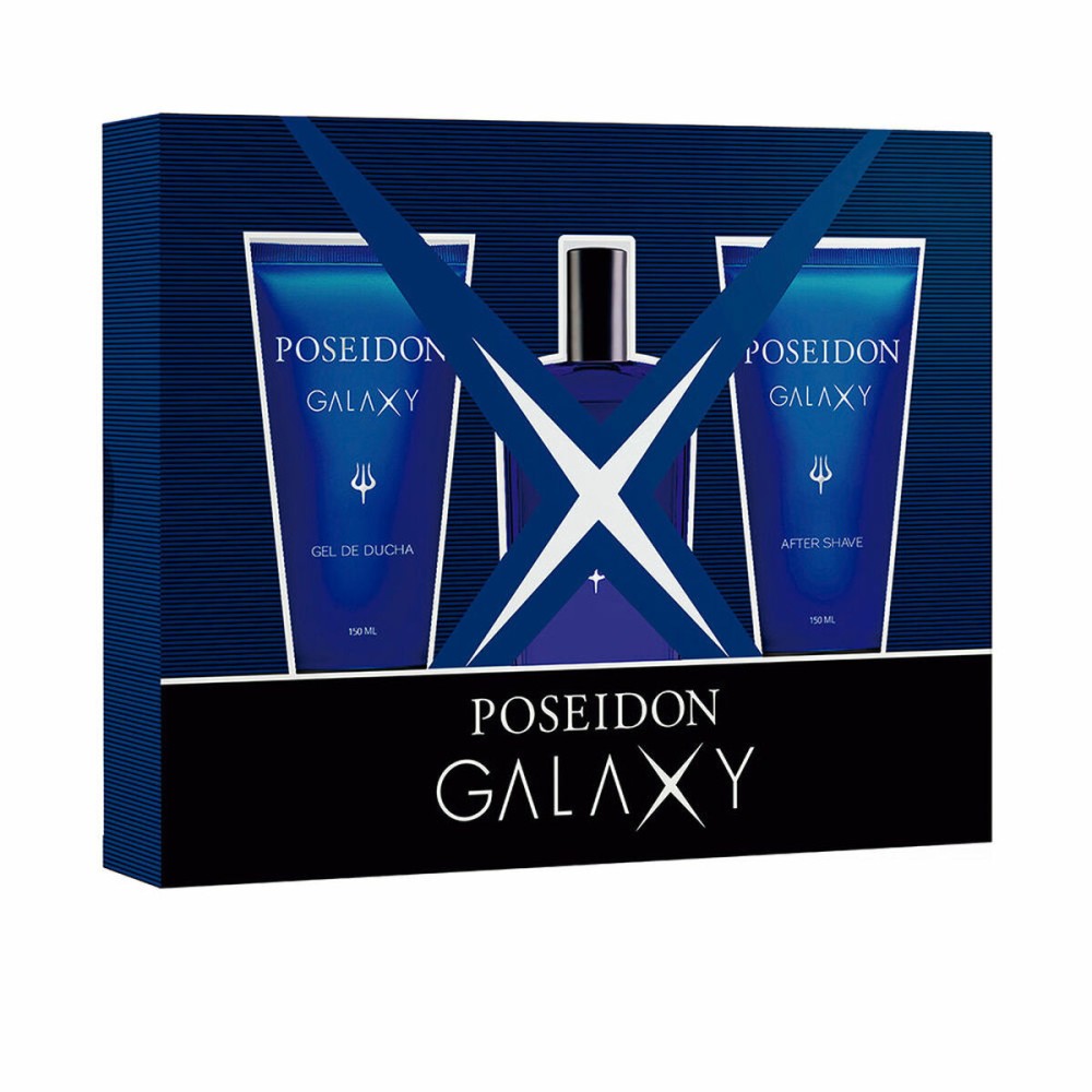 Set mit Herrenparfüm Poseidon Poseidon Galaxy 3 Stücke