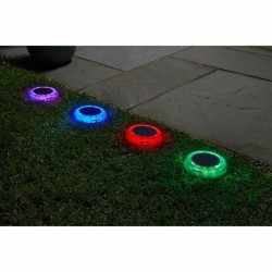 Set of solar garden lights Super Smart DecorDisk (4 Units)