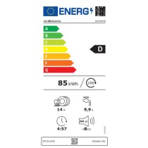 Geschirrspüler LG DF243FW Weiß 60 cm