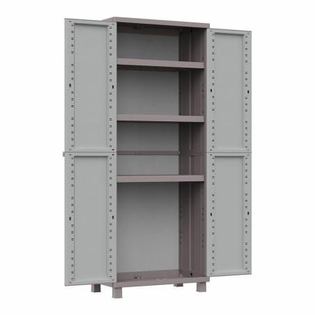 Escobero Schrank. Terry Jrattan 369 Grau 68 x 37,5 x 170 cm Kunststoff 3 Regale