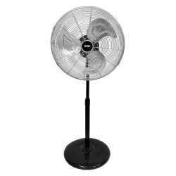 Freistehender Ventilator EDM 33528 Matte Hinterseite 80 W Ø 50 cm Industriell