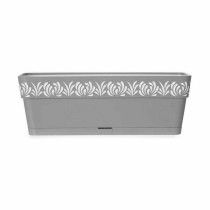 Jardinière auto-arrosante Stefanplast Gaia Gris Plastique 49,5 x 17 x 19 cm (12 Unités)