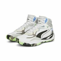 Basketballschuhe für Erwachsene Puma Playmaker Pro Mid Weiß