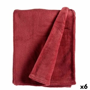 Blanket Dark pink 150 x 0,5 x 200 cm (6 Units)