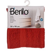 Bath towel Berilo 89665 Tile 80 % cotton 20 % Polyester 50 x 90 cm (6 Units)