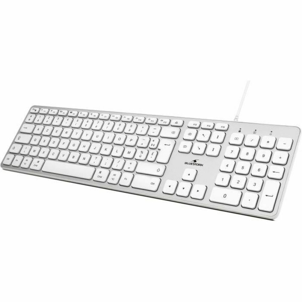 Clavier Bluestork Blanc Français AZERTY