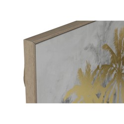 Painting Home ESPRIT Palms Tropical 150 x 4 x 90 cm (2 Units)