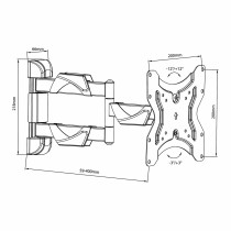 Support de TV MacLean MC-742 23" 13" 42" 30 Kg