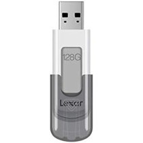 Clé USB Lexar JumpDrive V100 Blanc Blanc/Gris 128 GB