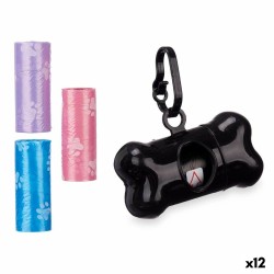 Distributeur de Sacs pour Animaux Domestiques Plastique Lot (12 Unités)