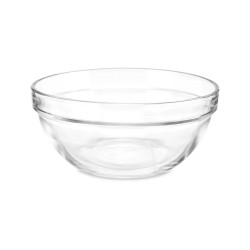 Schüssel Vivalto 76759 Durchsichtig Glas 650 ml Stapelbar (24 Stück)