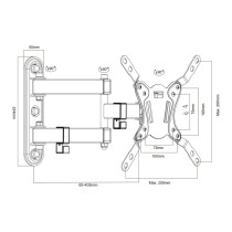 TV Halterung MacLean MC-418 43" 23" 30 Kg