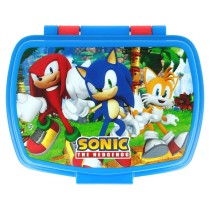 Lunch box Sonic polypropylene 17 x 14 x 5,6 cm Multicolour 300 ml