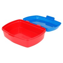 Lunch box Sonic polypropylene 17 x 14 x 5,6 cm Multicolour 300 ml