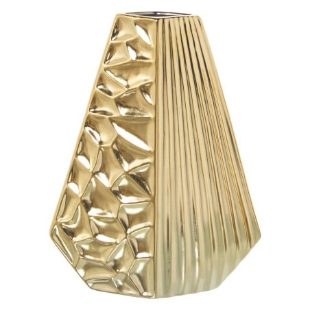 Vase Alexandra House Living Gold aus Keramik 9 x 21 x 28 cm