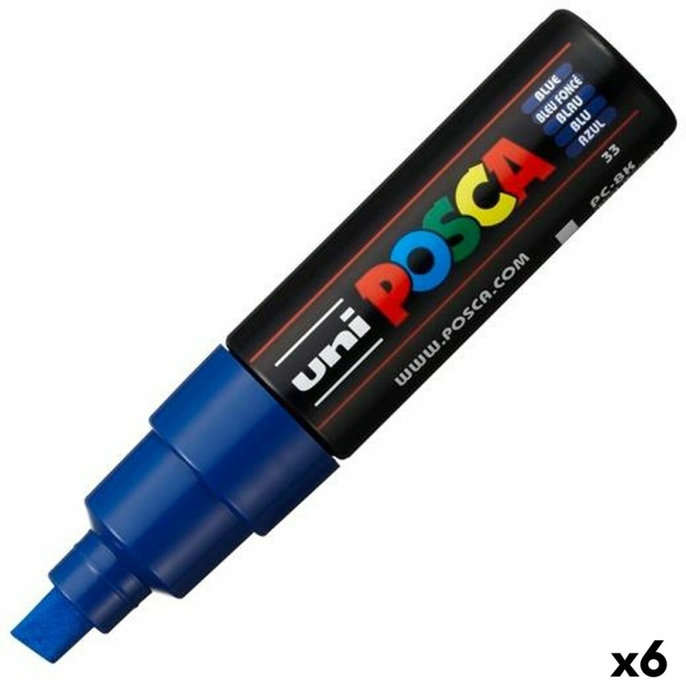 Filzstifte POSCA PC-8K Blau (6 Stück)