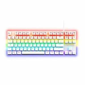 Gaming Keyboard The G-Lab Mercury AZERTY White