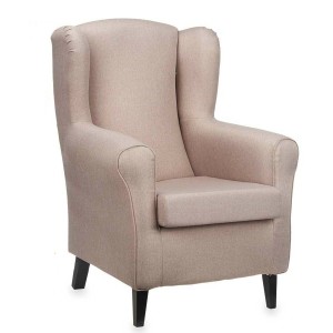 Fauteuil Sade Beige Bois de pin 65 x 101 x 75 cm