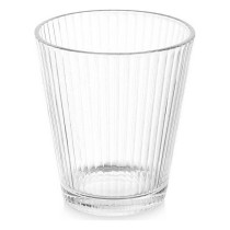 Glass Stripes Transparent Glass 375 ml (24 Units)