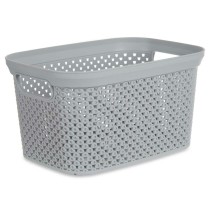 Panier à linge Gris Plastique 3 L 16,5 x 12,5 x 23 cm (24 Unités)