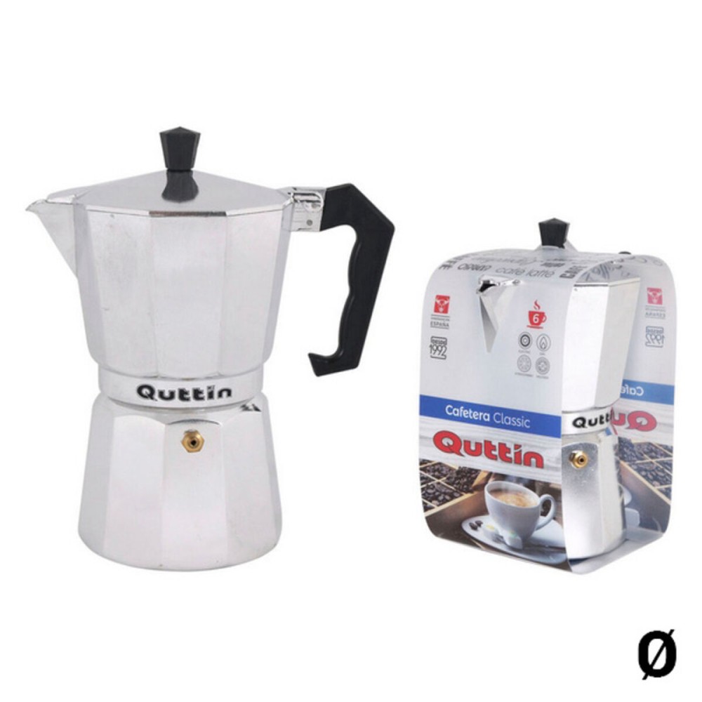 Italian Coffee Pot Quttin Aluminium Stainless steel