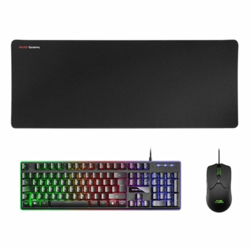 Clavier et Souris Gaming Mars Gaming MCPX portugais