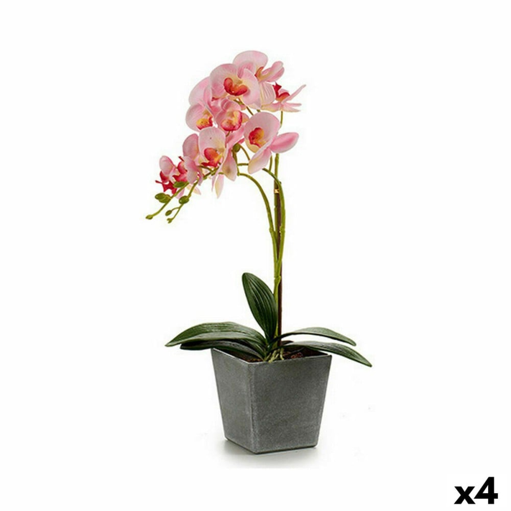 Dekorationspflanze Orchidee Kunststoff 20 x 47 x 33 cm (4 Stück)