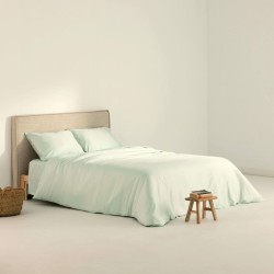 Housse de Couette SG Hogar Menthe 300 Fils 180 x 220 cm