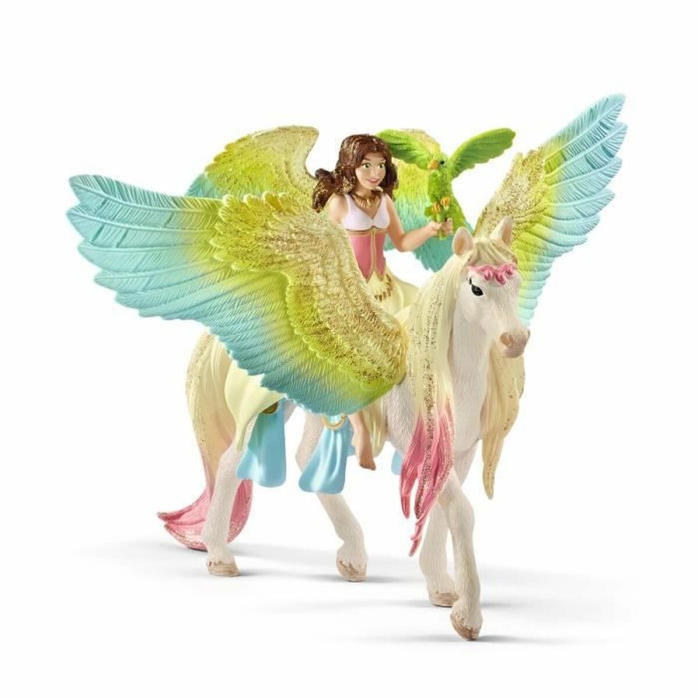 Action Figure Schleich Fairy Surah with glitter Pegasus