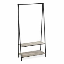 Hat stand Confortime Black Wood Metal 80 x 40 x 160 cm