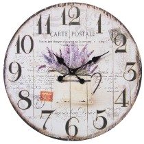 Horloge Murale Alexandra House Living Marron Bois 60 x 4 x 60 cm