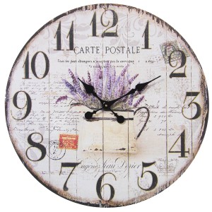 Horloge Murale Alexandra House Living Marron Bois 60 x 4 x 60 cm