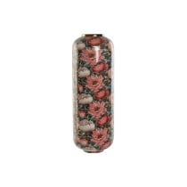 Vase Home ESPRIT Multicolour Pink Metal 25 x 25 x 69,3 cm