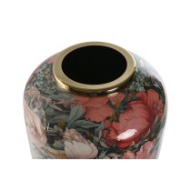 Vase Home ESPRIT Bunt Rosa Metall 25 x 25 x 69,3 cm