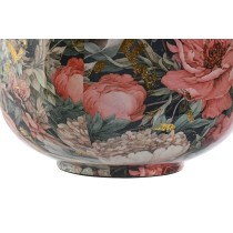 Vase Home ESPRIT Multicouleur Rose Métal 25 x 25 x 69,3 cm