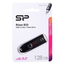 USB Pendrive Silicon Power Blaze B25 Schwarz 128 GB