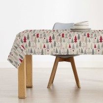 Stain-proof resined tablecloth Belum Merry Christmas Multicolour 180 x 180 cm