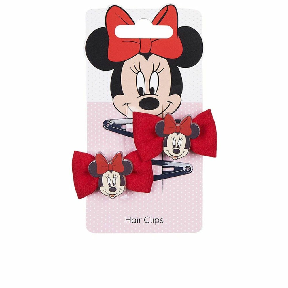 Pinces à cheveux Inca Clips Lazo Disney 2 Unités Rouge Lien (2 Unités)