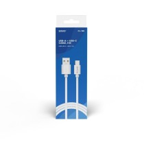 USB A zu USB-C-Kabel Savio CL-168 Weiß 3 m