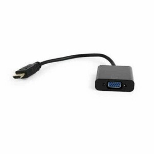 Adapter HDMI auf VGA GEMBIRD A-HDMI-VGA-04 Schwarz 15 cm