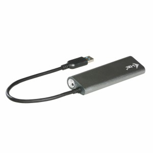 Hub USB i-Tec U3HUB448 Argenté Noir Gris