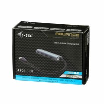 Hub USB i-Tec U3HUB448 Argenté Noir Gris