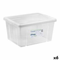 Boîte de rangement avec couvercle Tontarelli Linea box 29 L 47 x 36 x 24,5 cm (6 Unités)