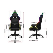 Chaise de jeu Huzaro Force 6.2 RGB Blanc