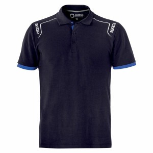 Polo à manches courtes Sparco STRETCH Blue marine XXL