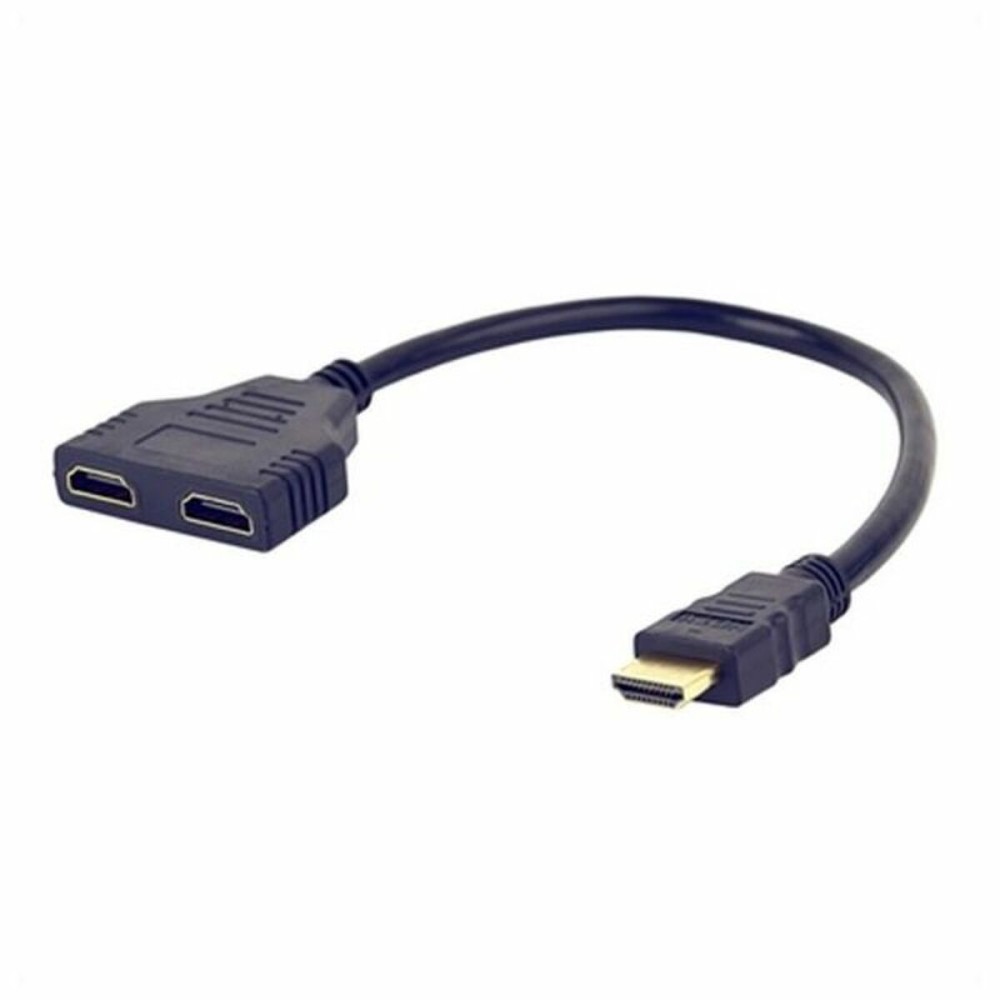 HDMI to Double HDMI Adapter GEMBIRD DSP-2PH4-04 Black