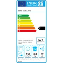 Séchoir d'évacuation BEKO DV8120N Blanc