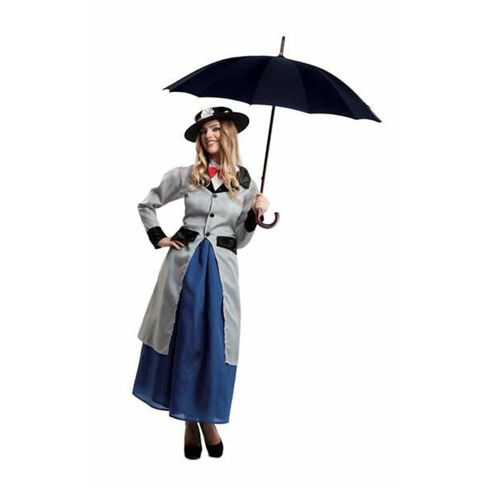 Verkleidung für Erwachsene My Other Me Mary Poppins 4 Stücke Grau