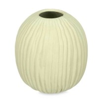 Vase Green Dolomite 15 x 18 x 15 cm (6 Units) Sphere Stripes